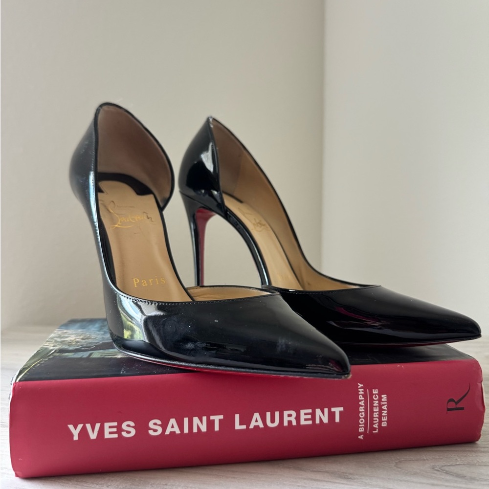 Christian Louboutin Iriza 100 Black Patent